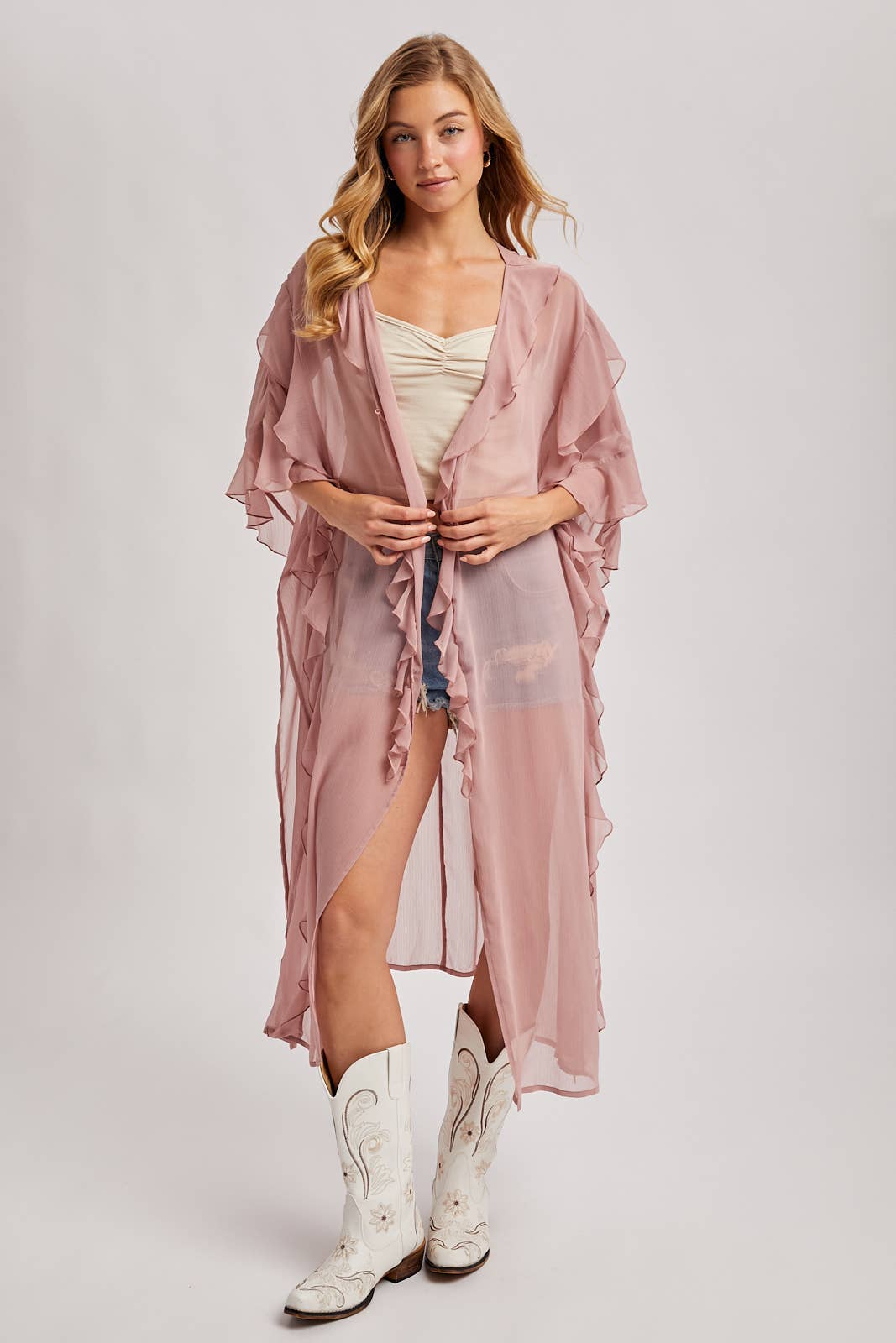 Southern Belle Ruffle Kimono