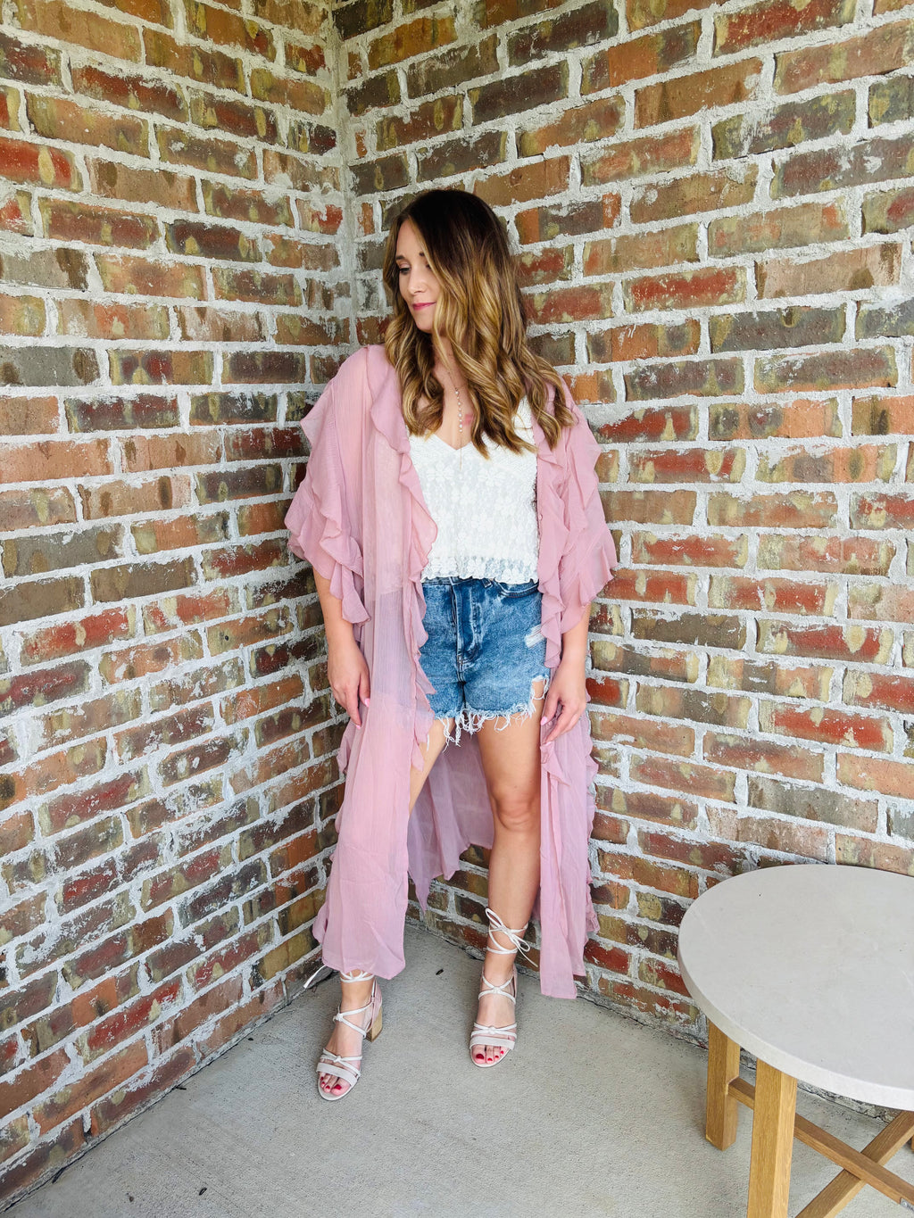 Southern Belle Ruffle Kimono