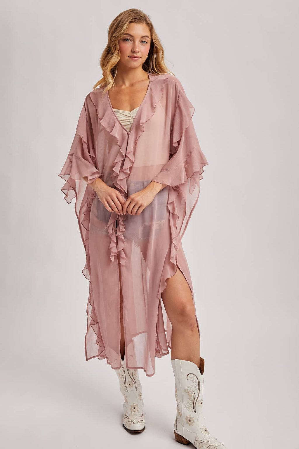 Southern Belle Ruffle Kimono