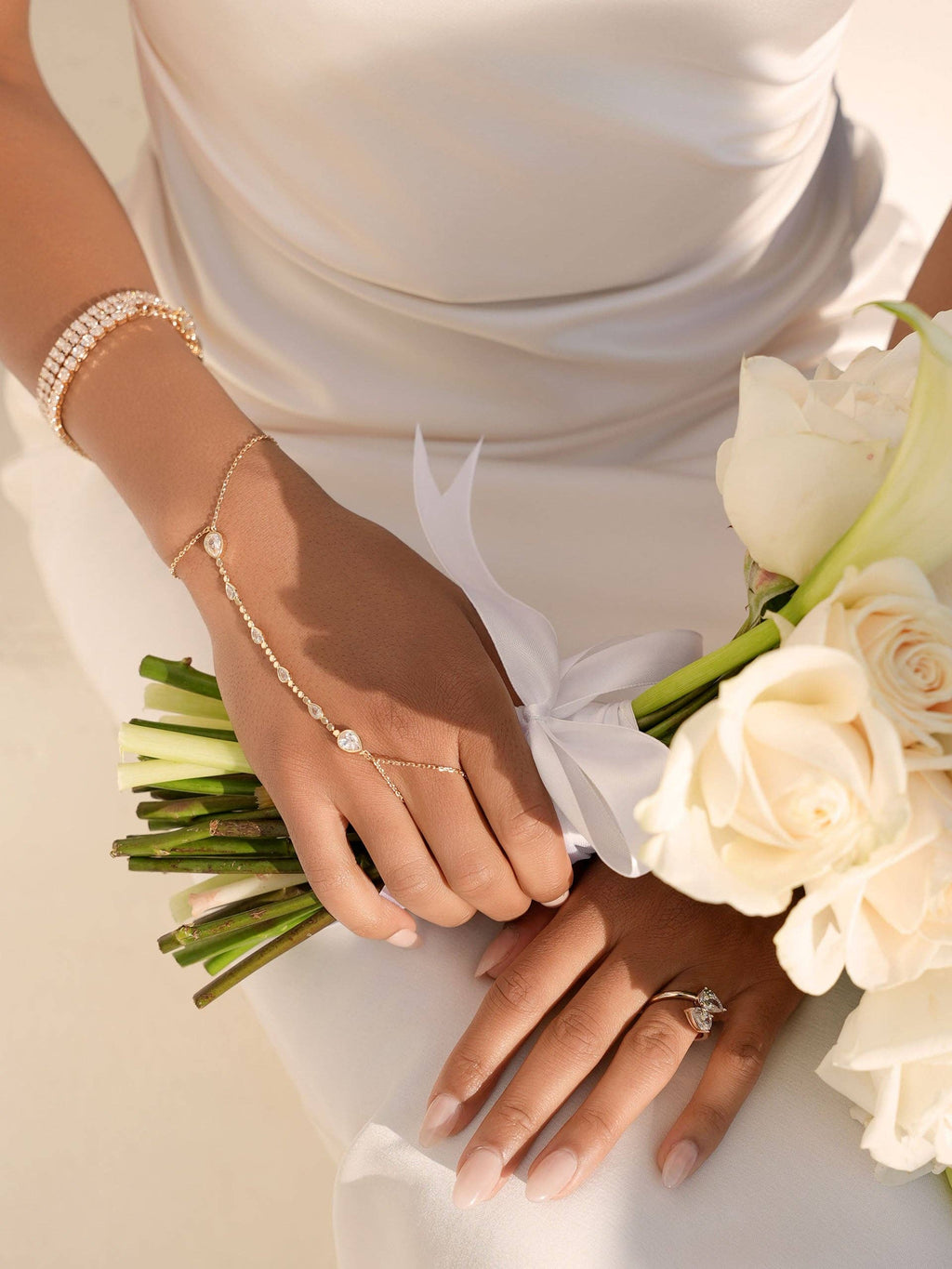 FINAL SALE! Dripping Crystal Hand Chain