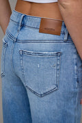HIDDEN Medium Wash Mid Rise Distressed Jeans