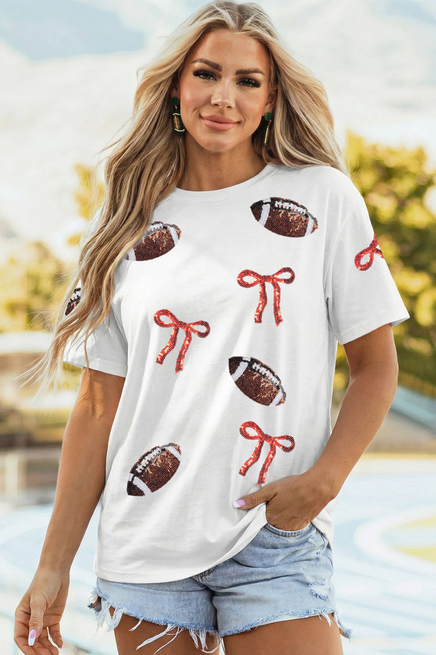 Game Day Sequin Tee