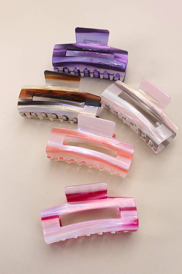 Colorful Blended Hair Claw Clip