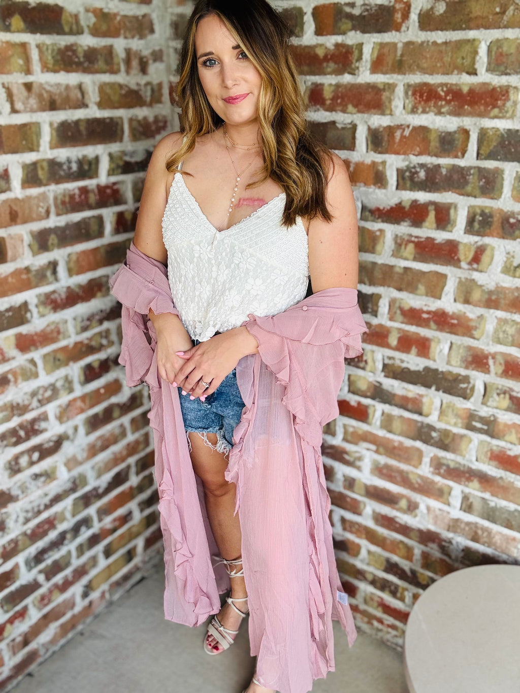 Floral Lace Tank