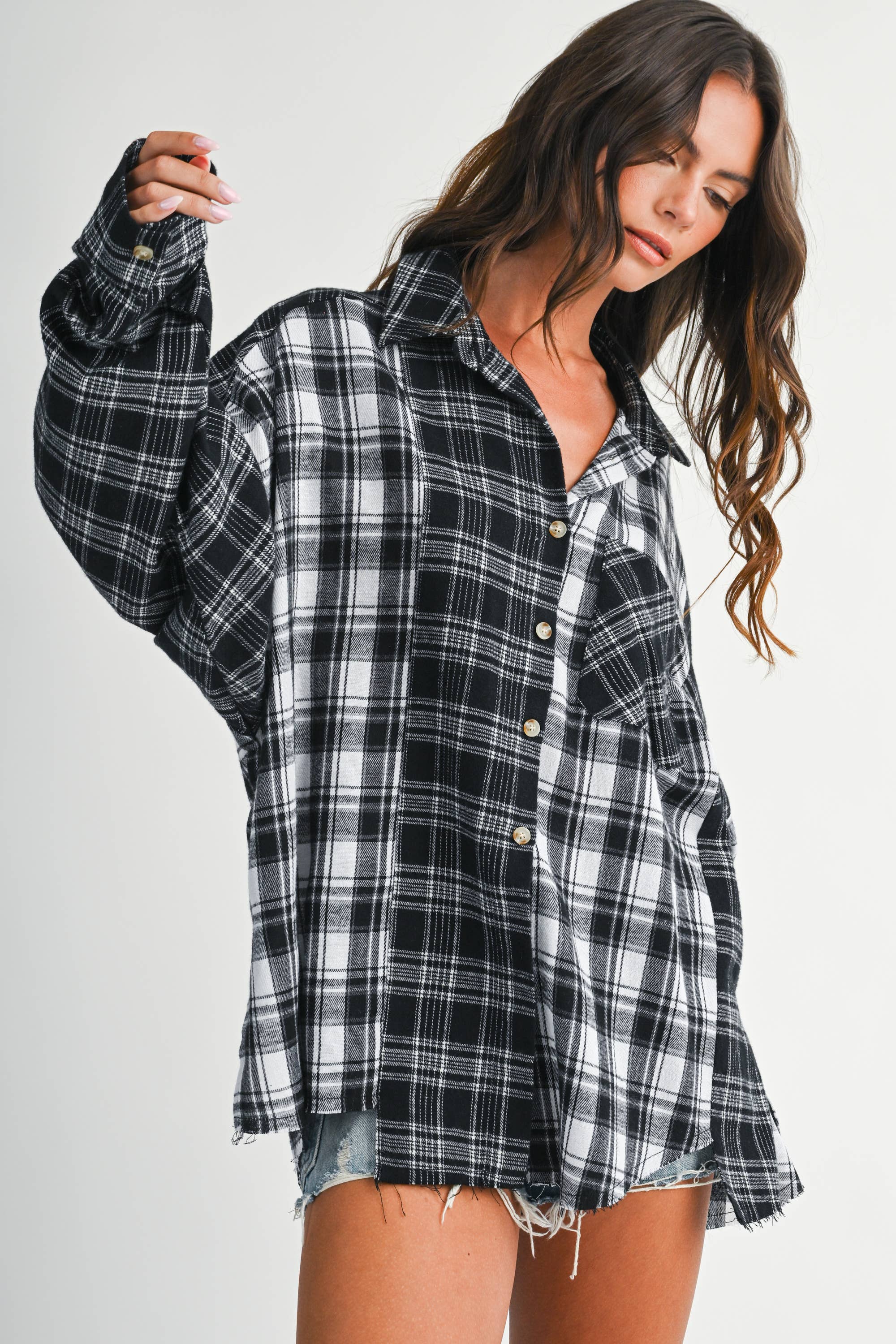Midnight Cabin Flannel