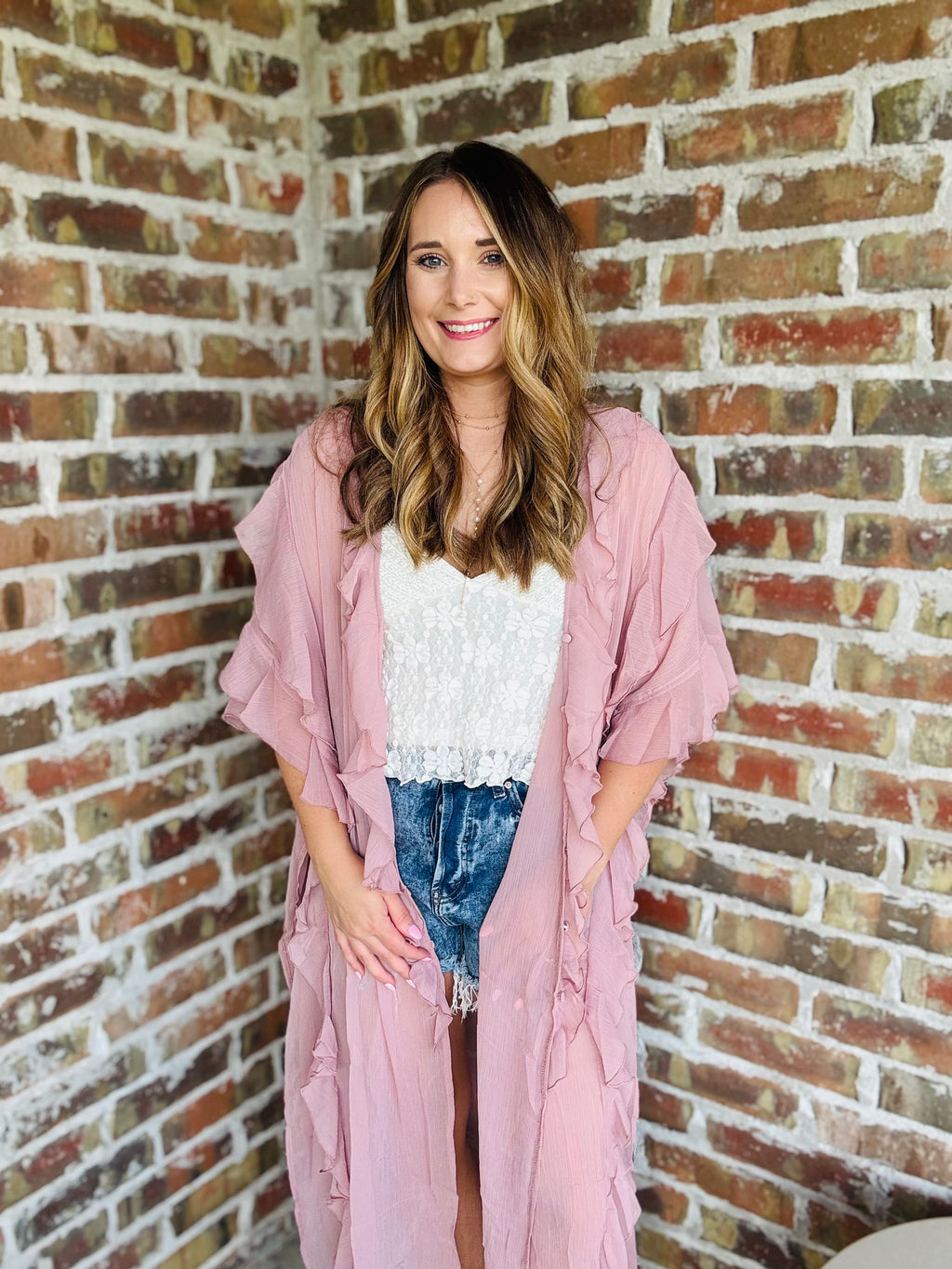 Southern Belle Ruffle Kimono