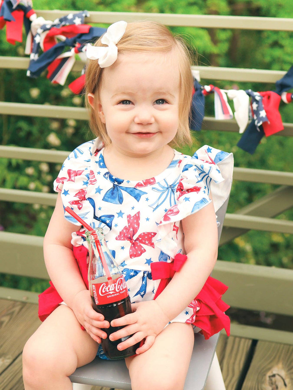 Red White & Darling Romper