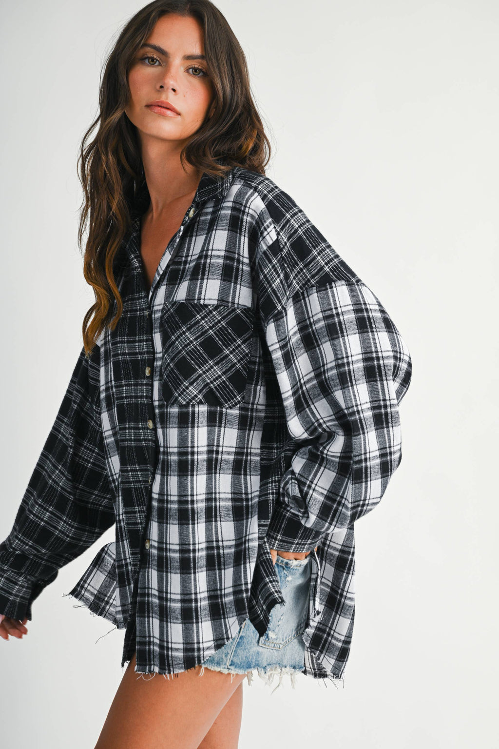 Midnight Cabin Flannel