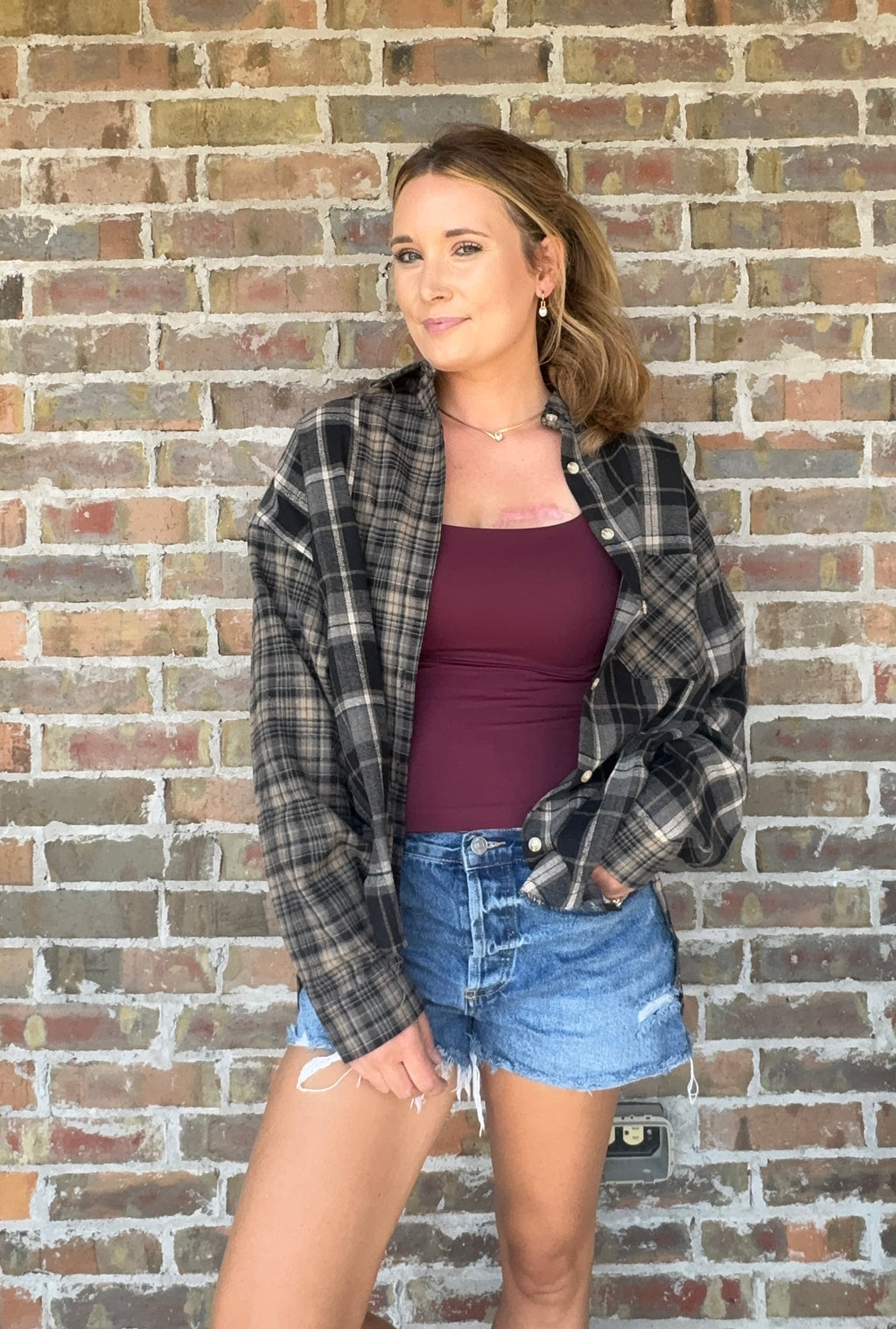 Bonfire Nights Plaid Shirt