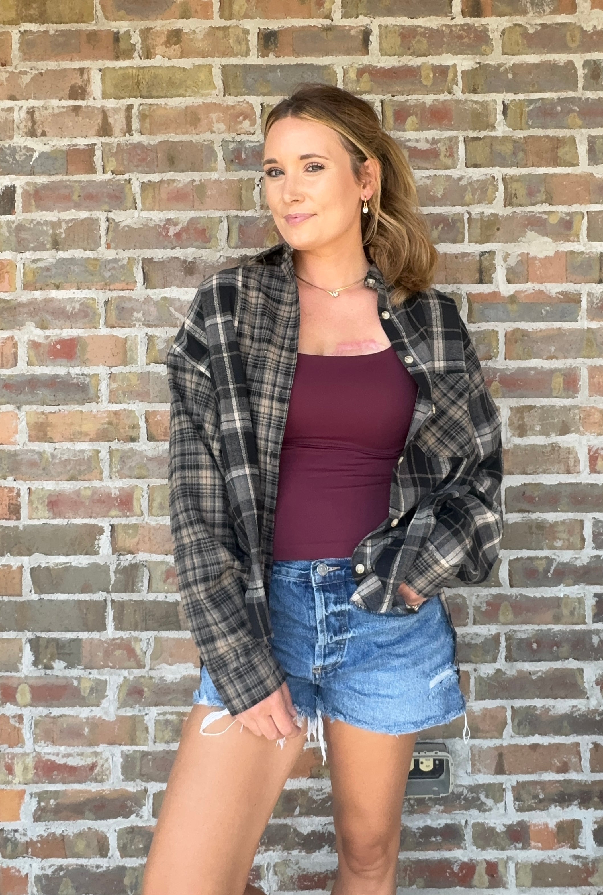 Bonfire Nights Plaid Shirt