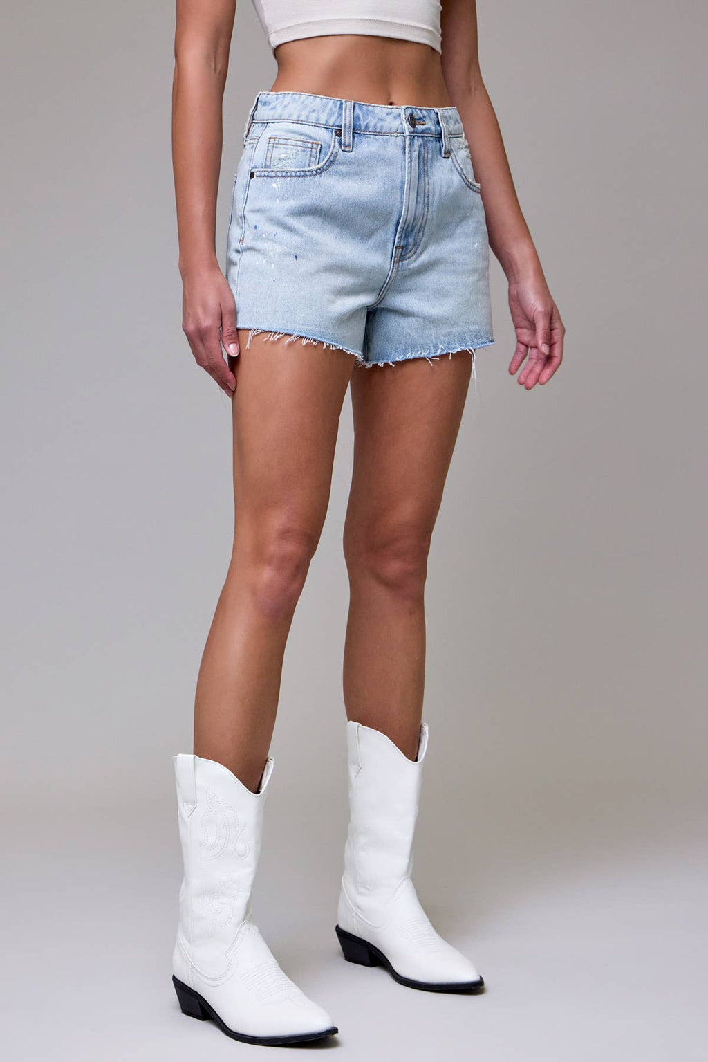FINAL SALE! High Rise Hidden Jean Shorts