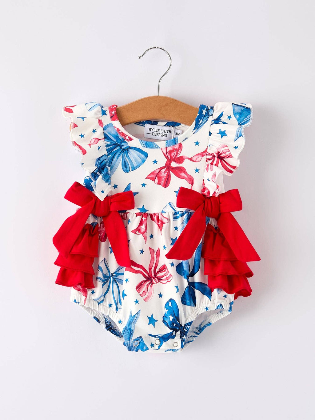 Red White & Darling Romper