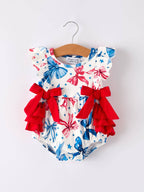Red White & Darling Romper