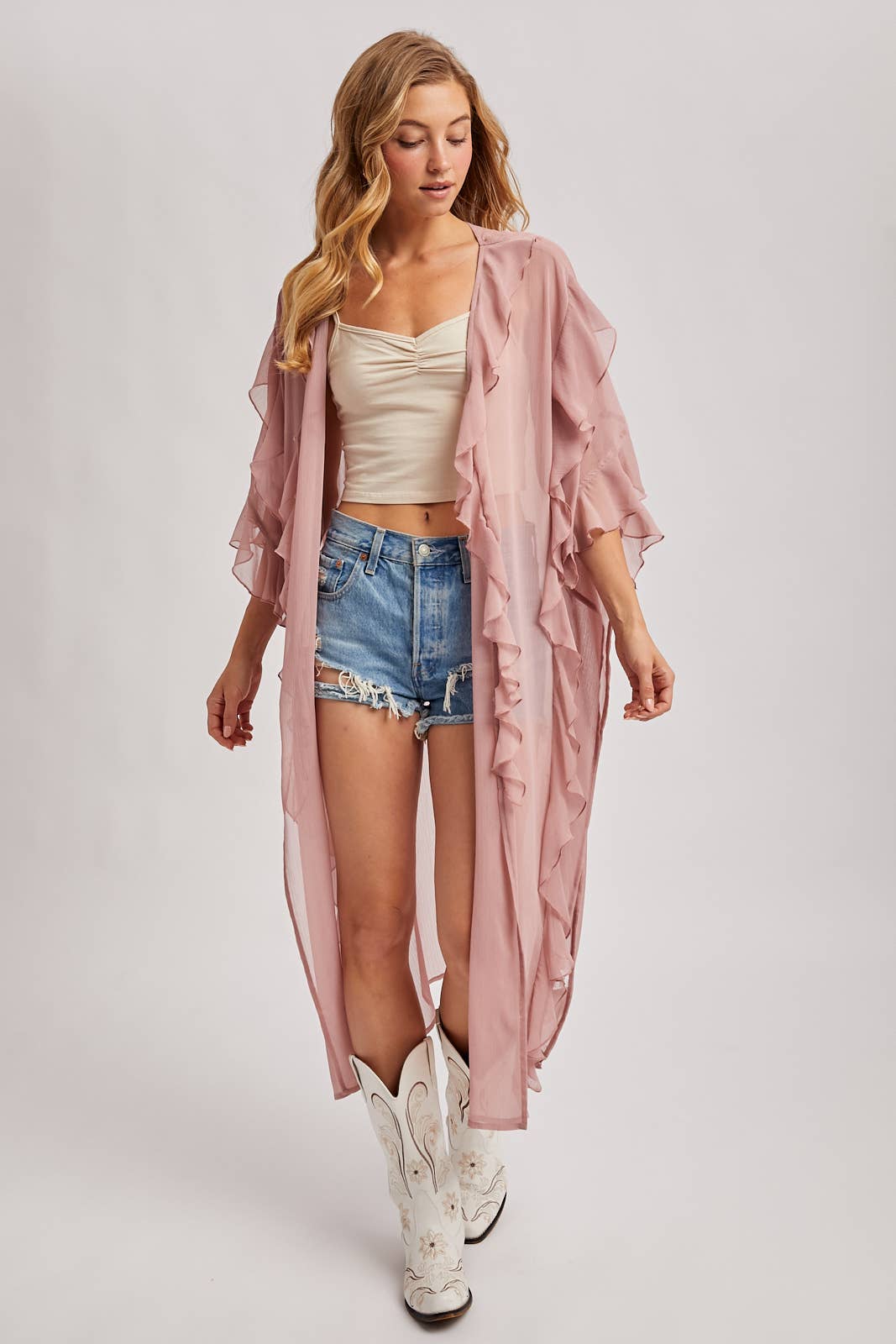 Southern Belle Ruffle Kimono
