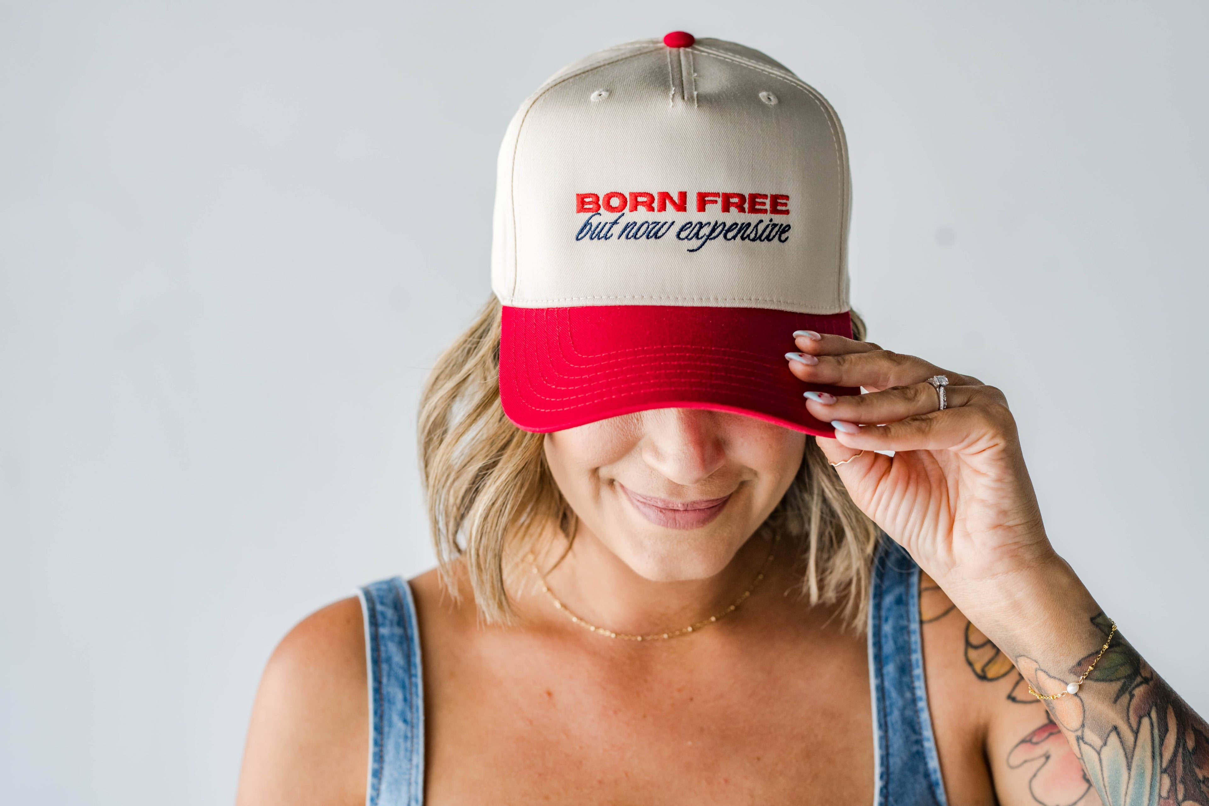 Born Free But Now Expensive 4th Of July Hat