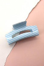 Stripe Hair Claw Clips