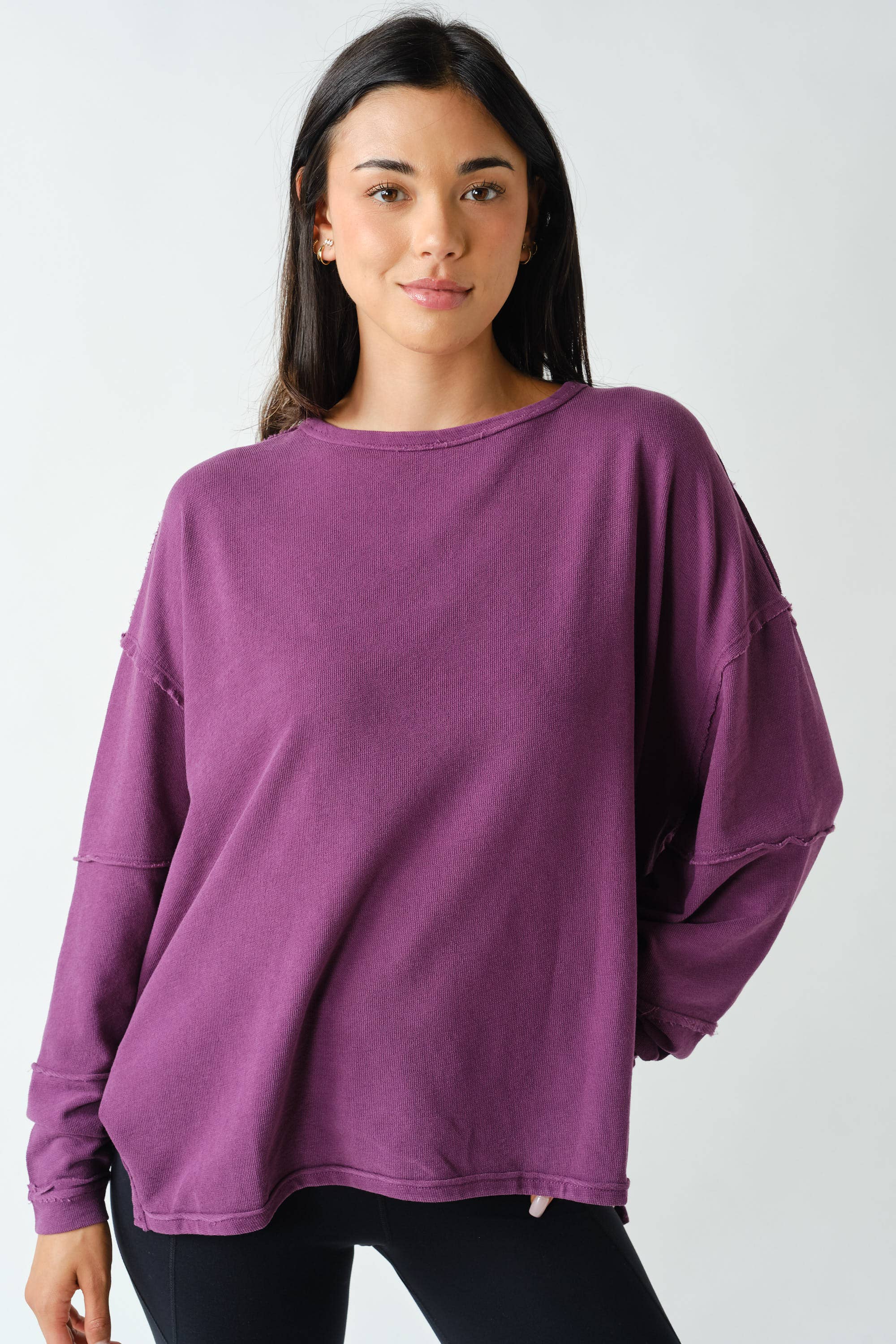 Off Duty Oversized Top (3 COLORS!!)