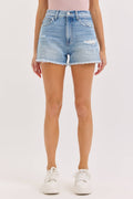 High Rise Mom Short with 3" Inseam