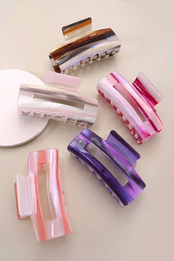Colorful Blended Hair Claw Clip