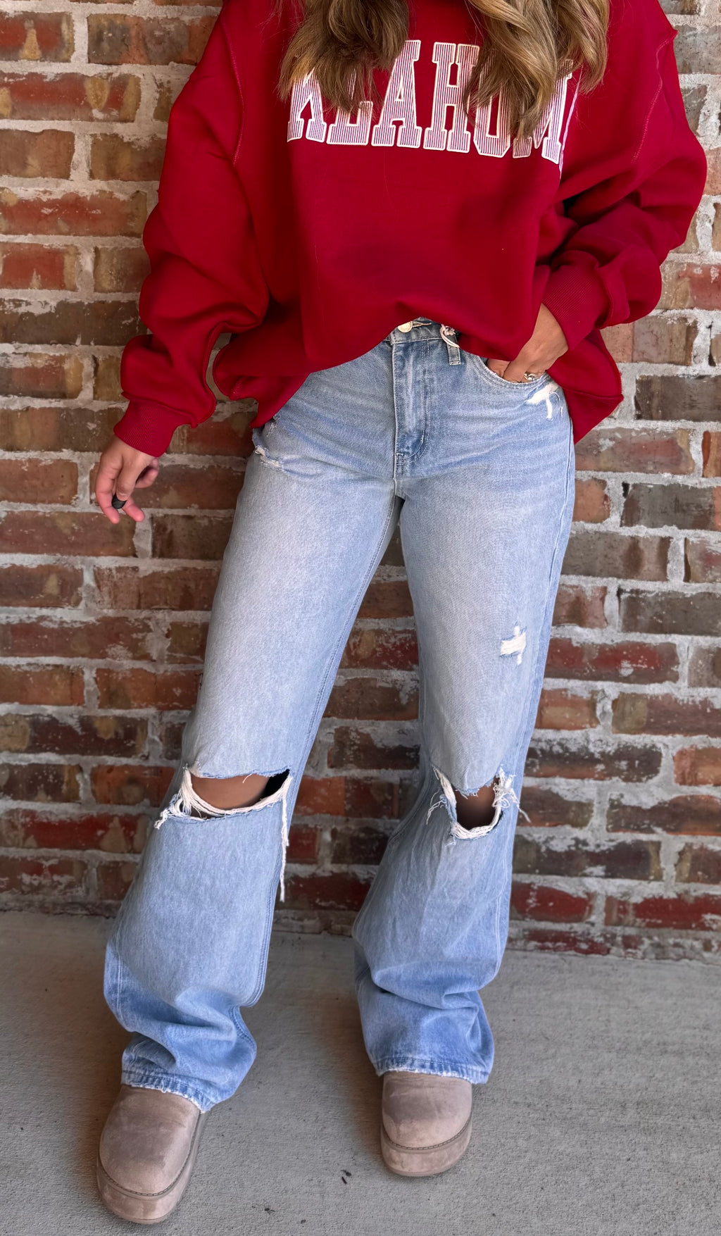 VERVET 90'S VINTAGE SUPER HIGH RISE FLARE JEANS
