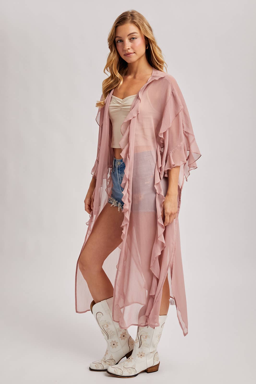 Southern Belle Ruffle Kimono