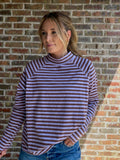 Brown Sugar Mock Neck Top