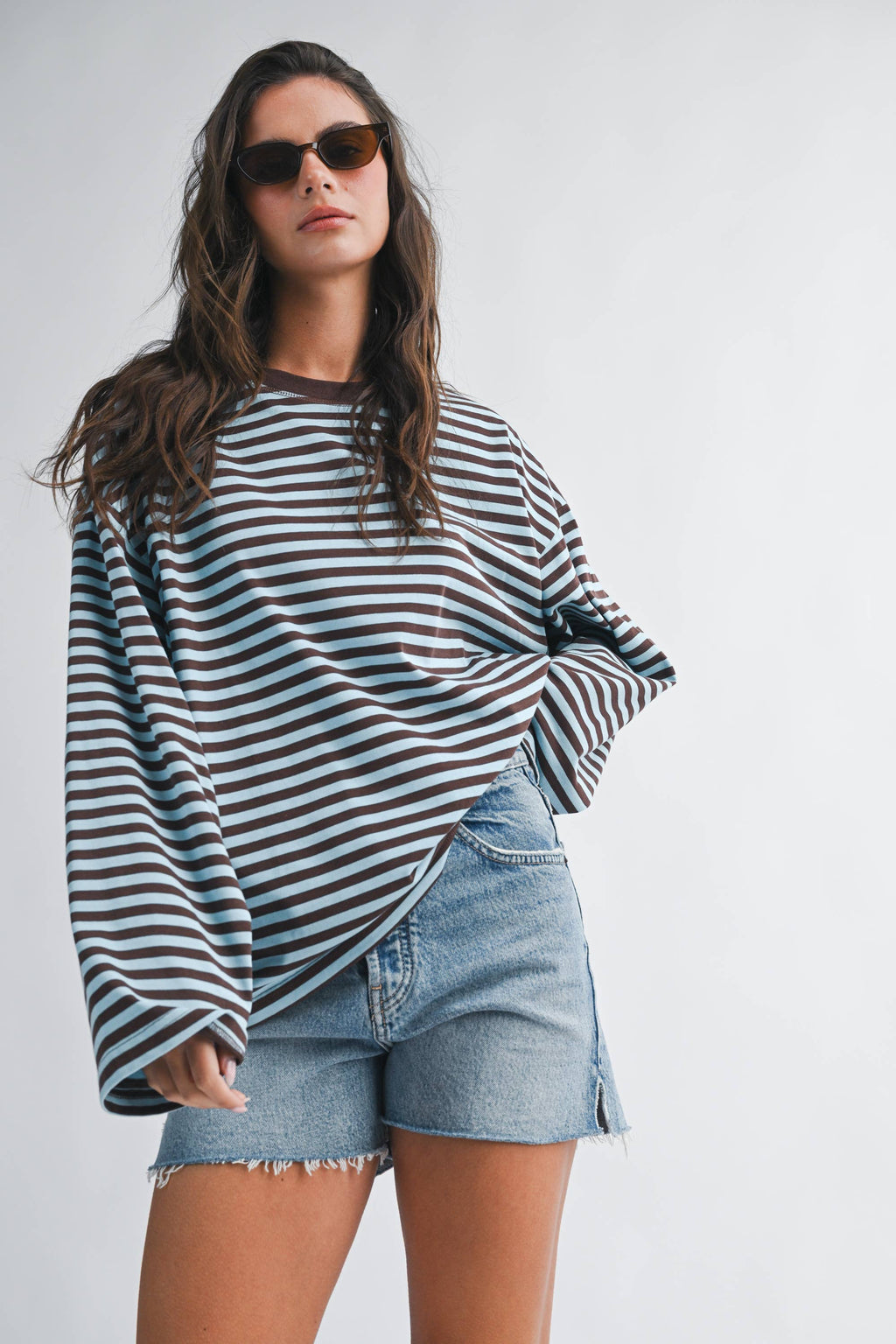 Mint Mocha Long Sleeve Top
