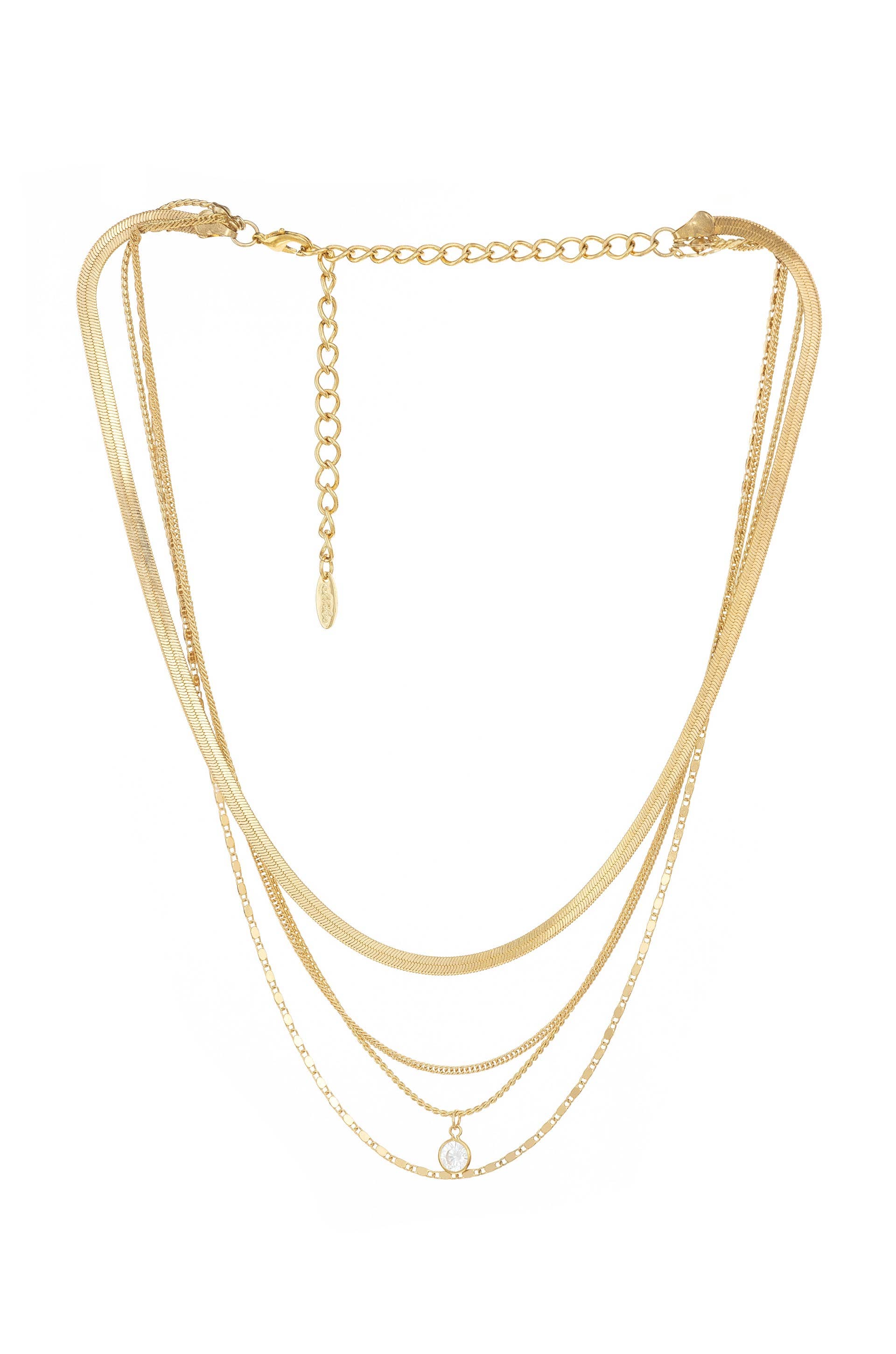 FINAL SALE!!! All the Chains 18k Gold Plated Layered Necklace