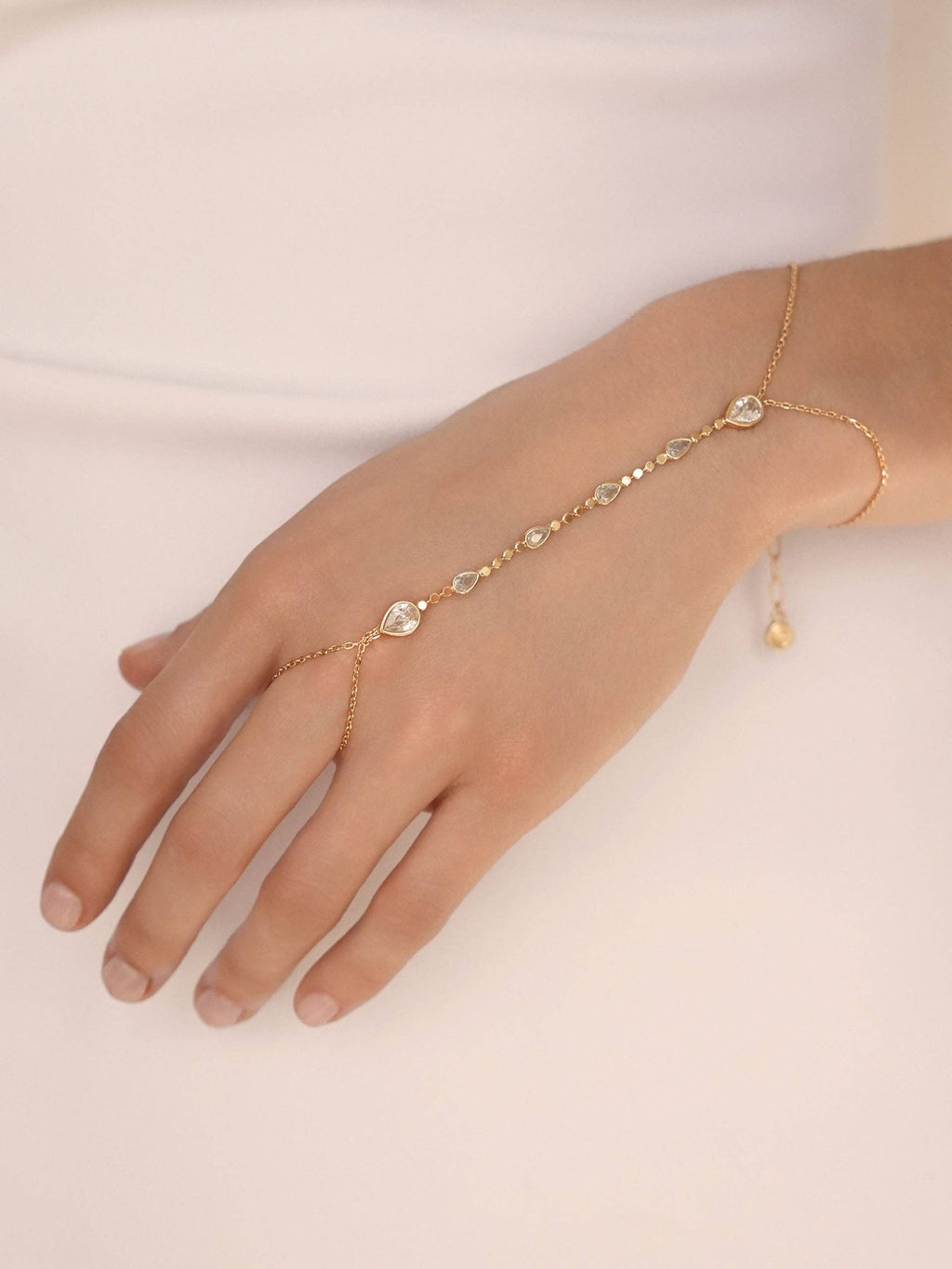 FINAL SALE! Dripping Crystal Hand Chain
