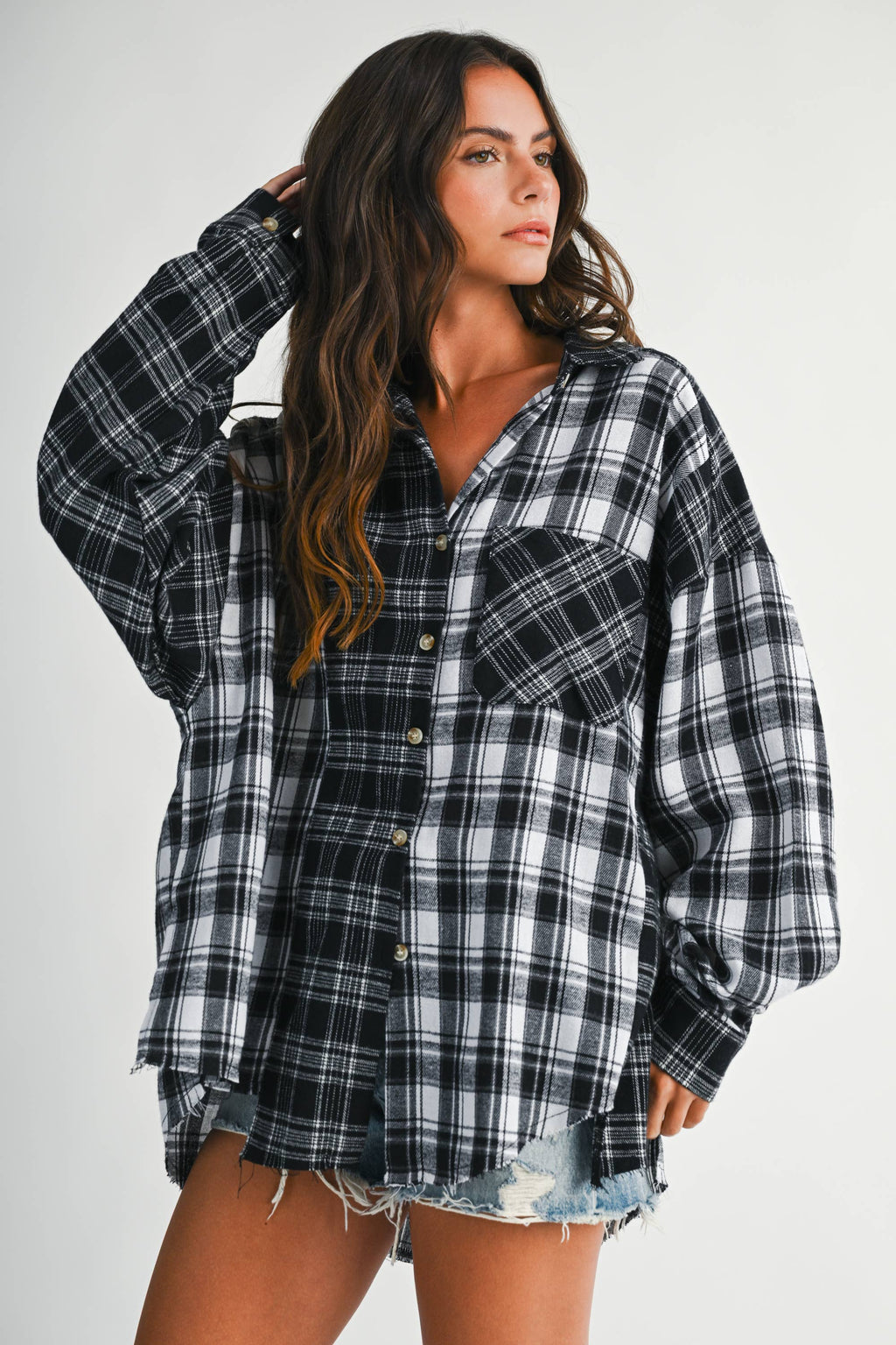 Midnight Cabin Flannel
