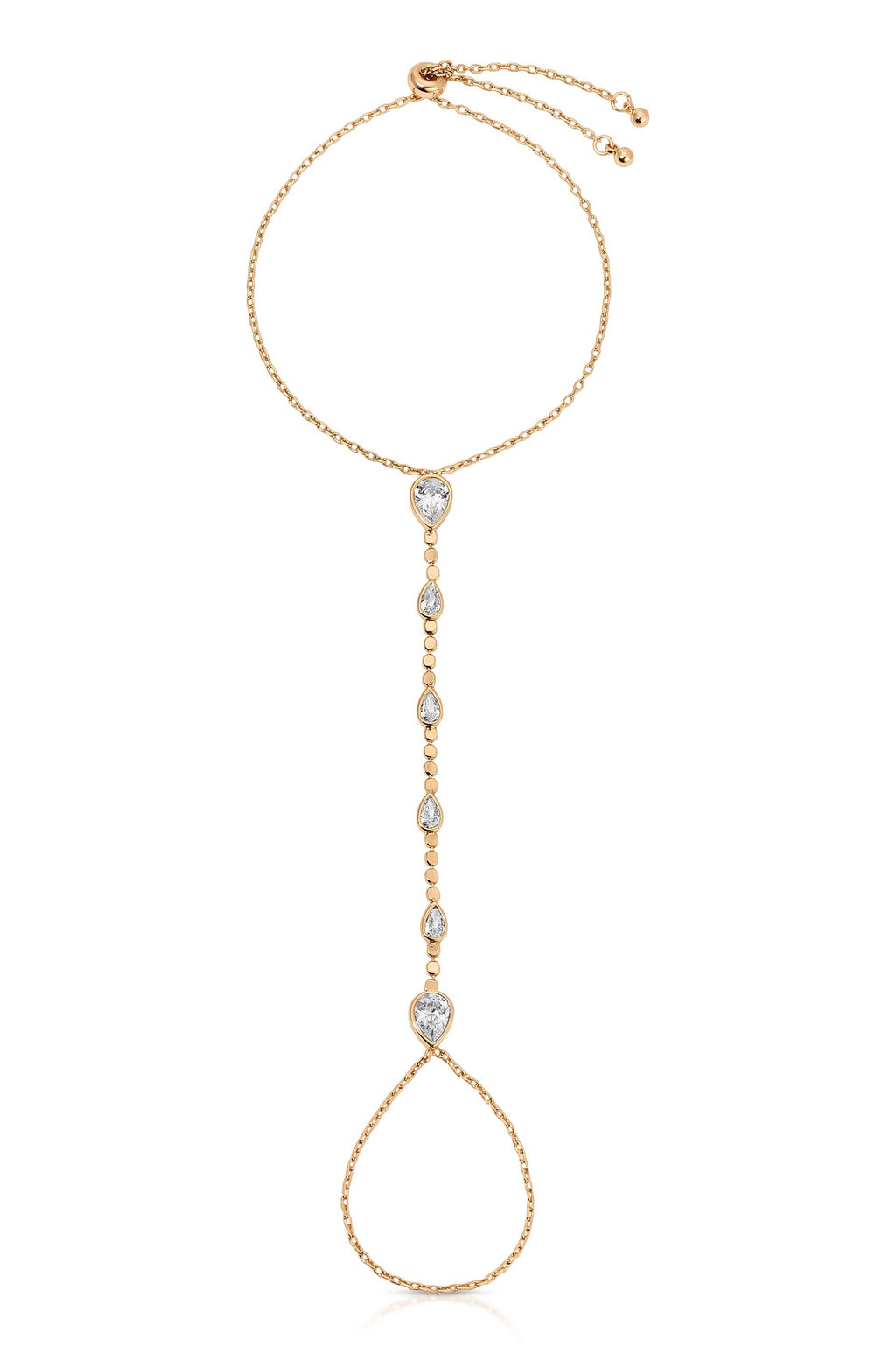 FINAL SALE! Dripping Crystal Hand Chain