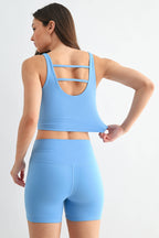 Denim Drift U-Back Active Tank