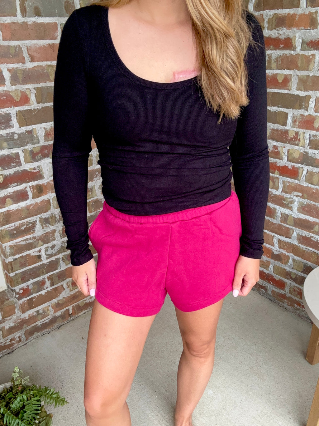 Plum Pink Lounge Shorts