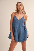Darling Denim Romper