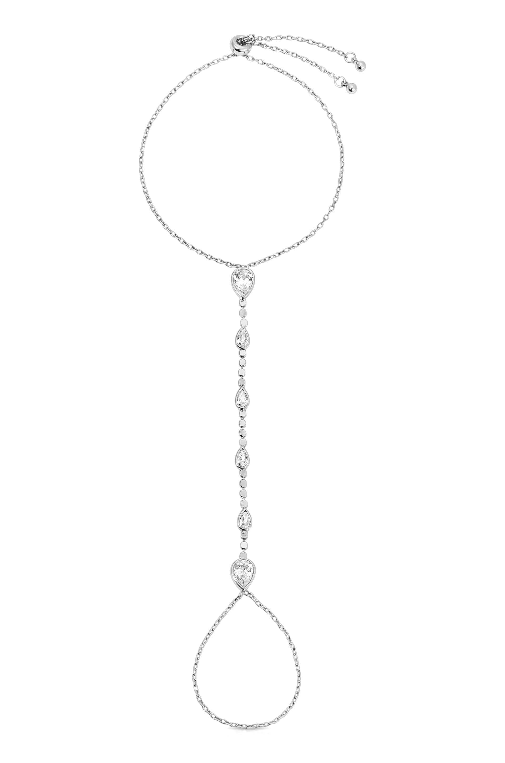 FINAL SALE! Dripping Crystal Hand Chain