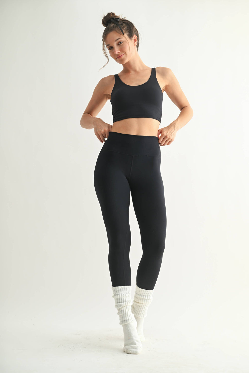 Black U-Back Active Tank