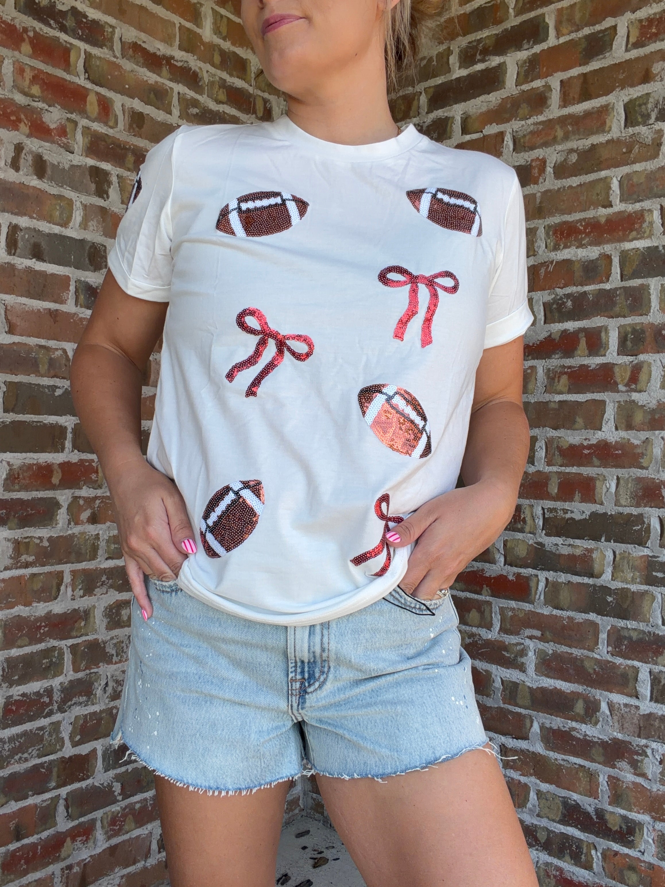 Game Day Sequin Tee