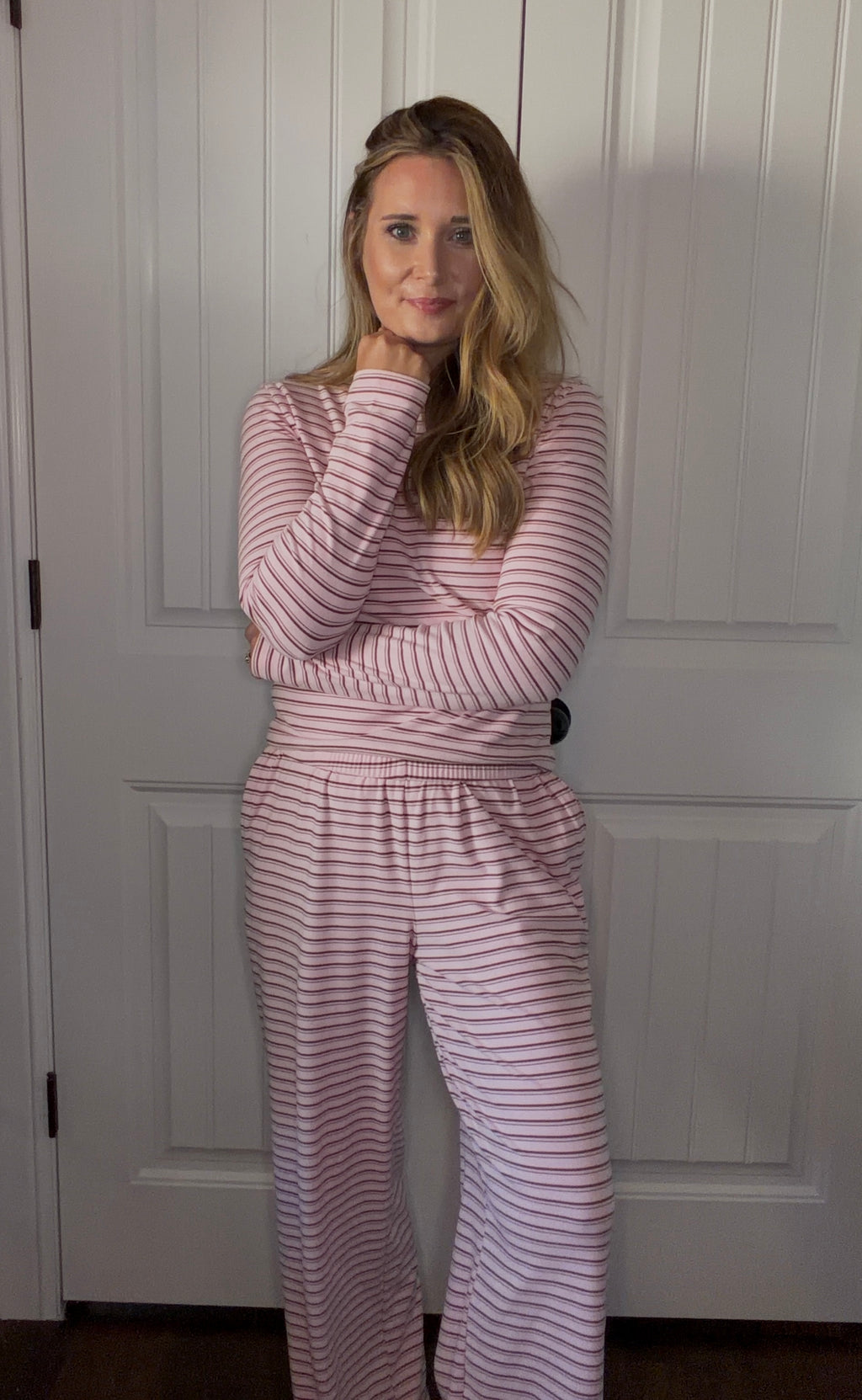 Weekend Drift Striped Lounge Set