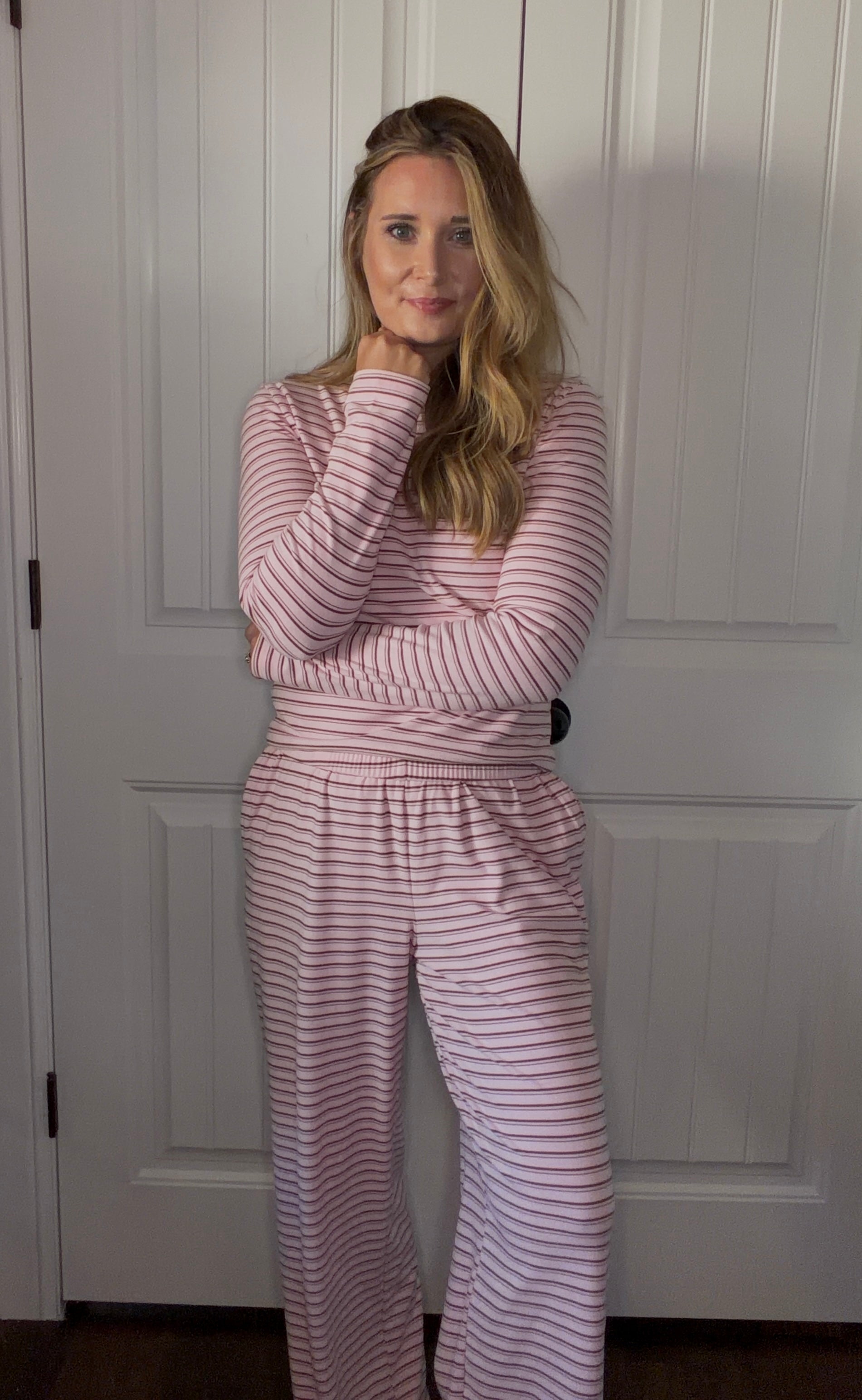 Weekend Drift Striped Lounge Set
