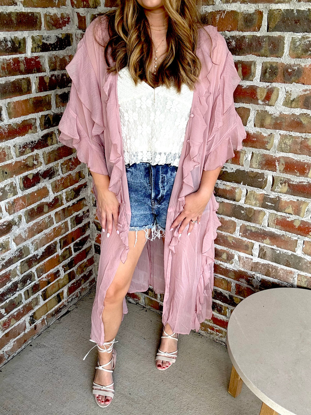 Southern Belle Ruffle Kimono