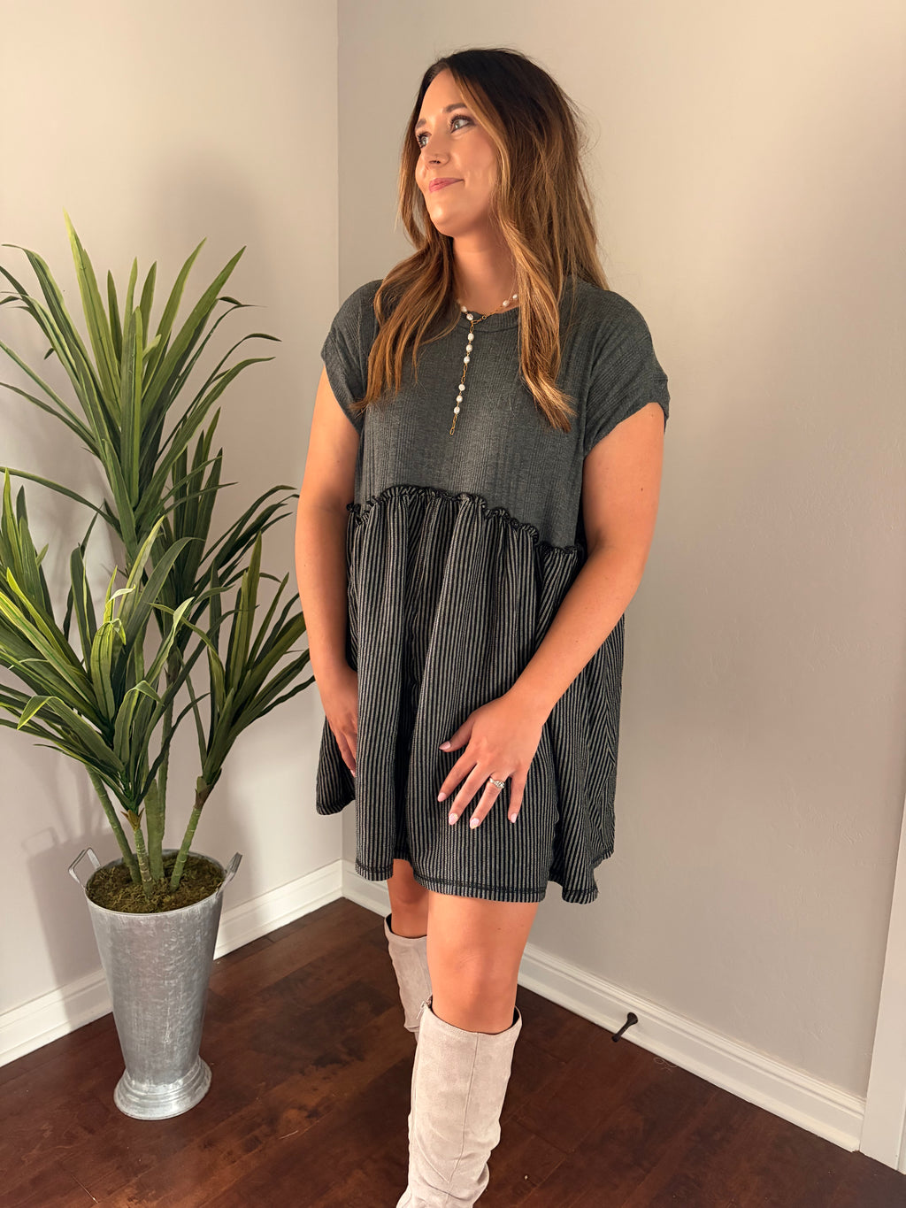 FINAL SALE! No Fuss Babydoll Dress
