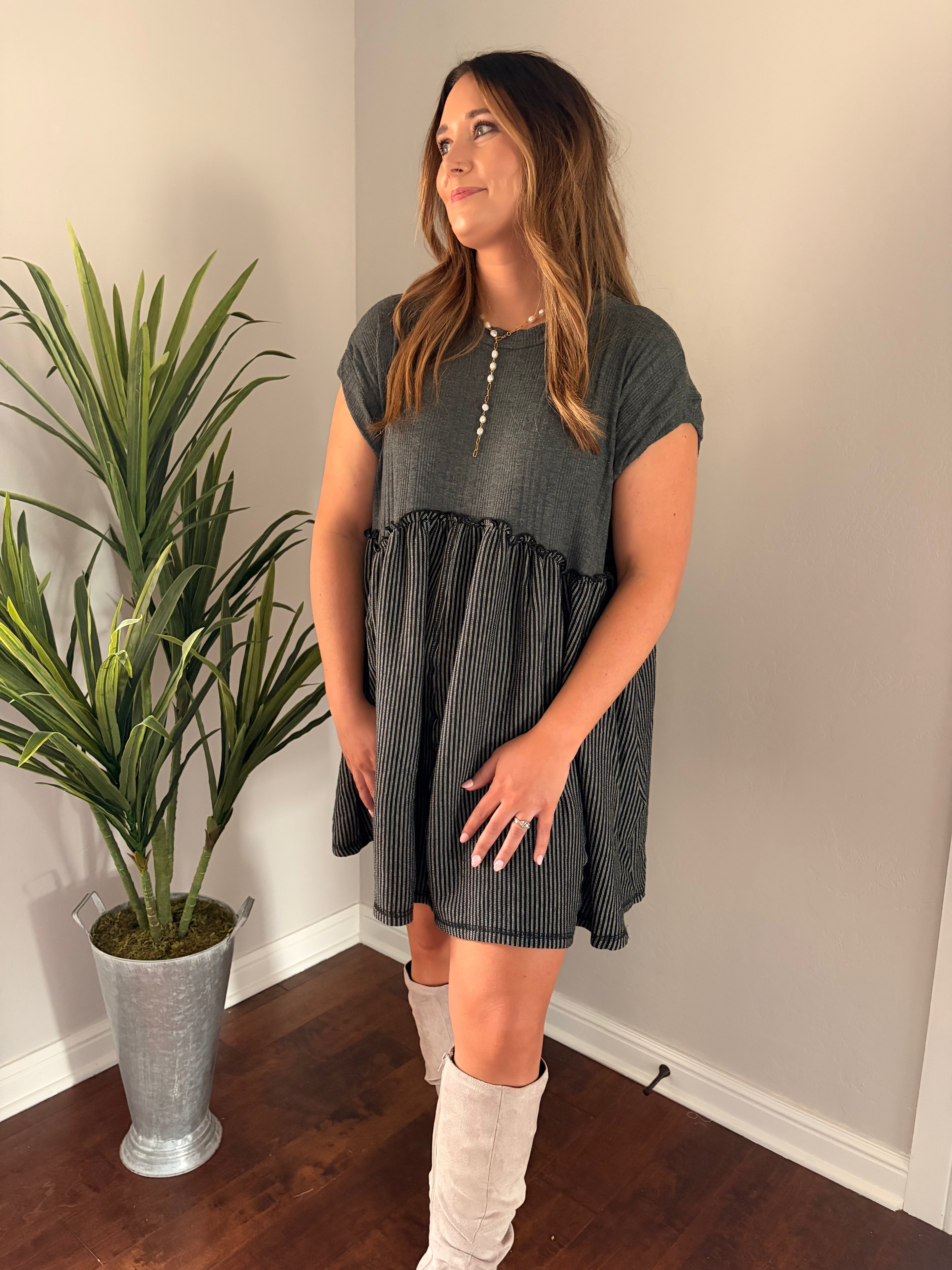 FINAL SALE! No Fuss Babydoll Dress