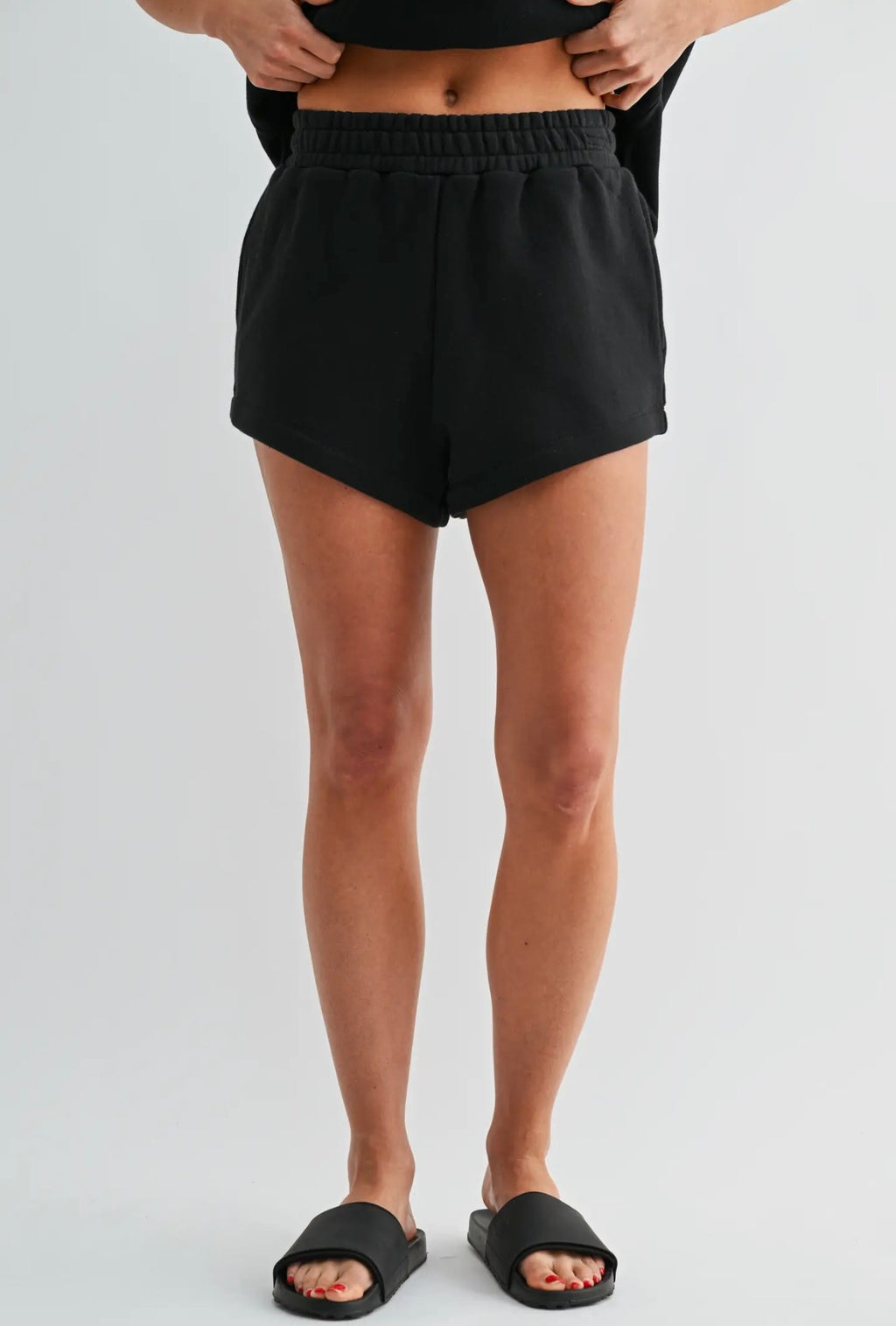 Black Lounge Shorts