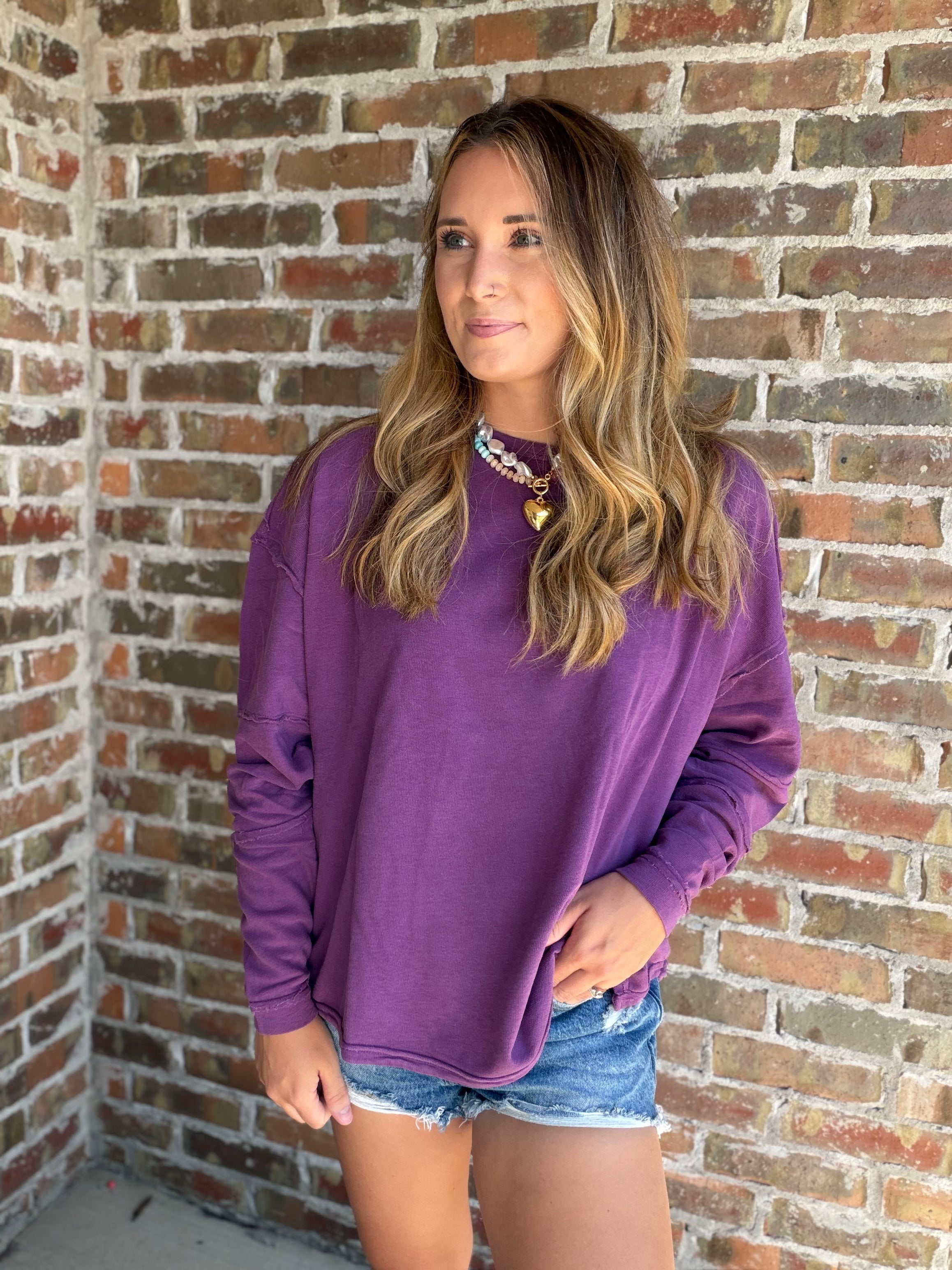 Off Duty Oversized Top (3 COLORS!!)