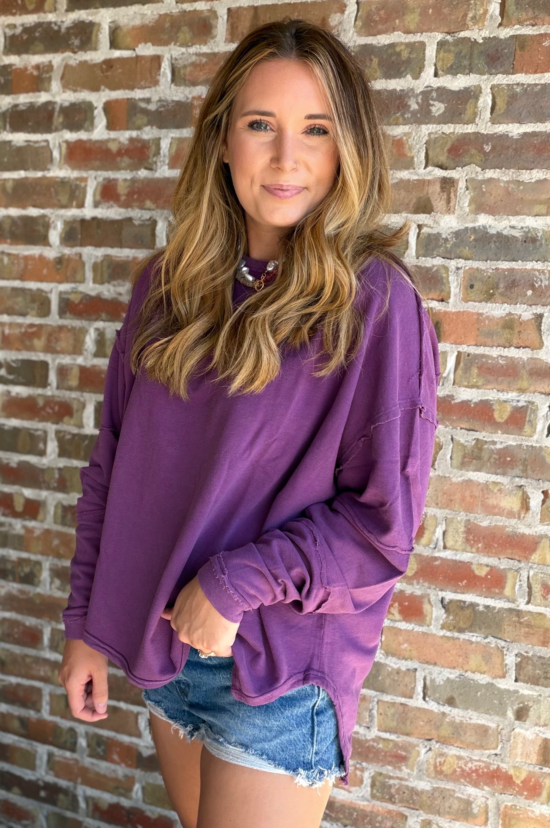 Off Duty Oversized Top (3 COLORS!!)