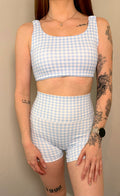 Gingham Sports Bra