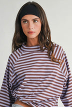 Brown Sugar Mock Neck Top