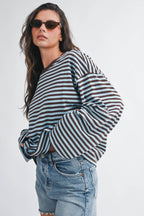 Mint Mocha Long Sleeve Top
