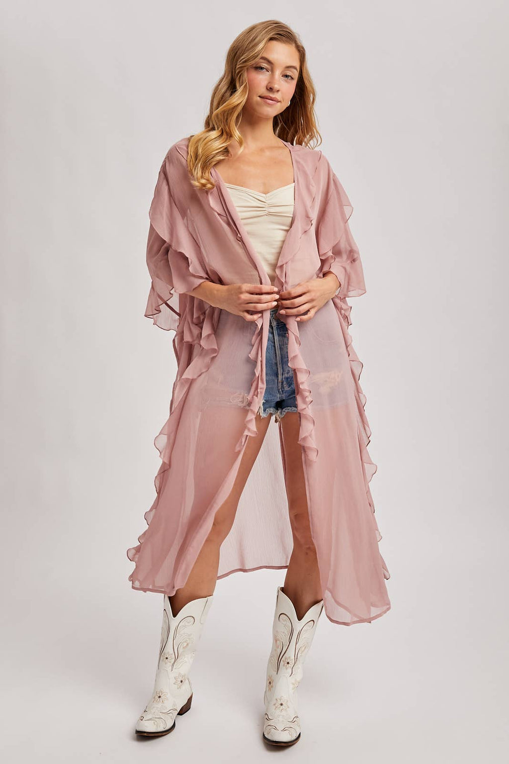 Southern Belle Ruffle Kimono