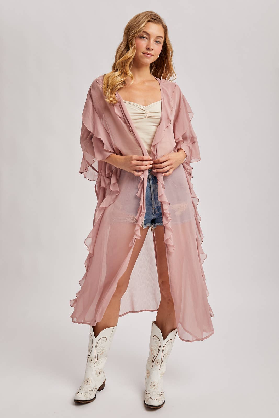 Southern Belle Ruffle Kimono
